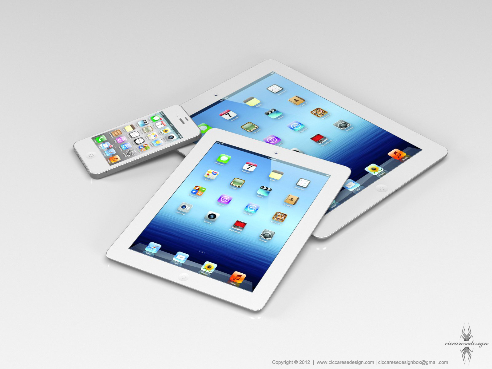 iPad Mini concept via Ciccares Design