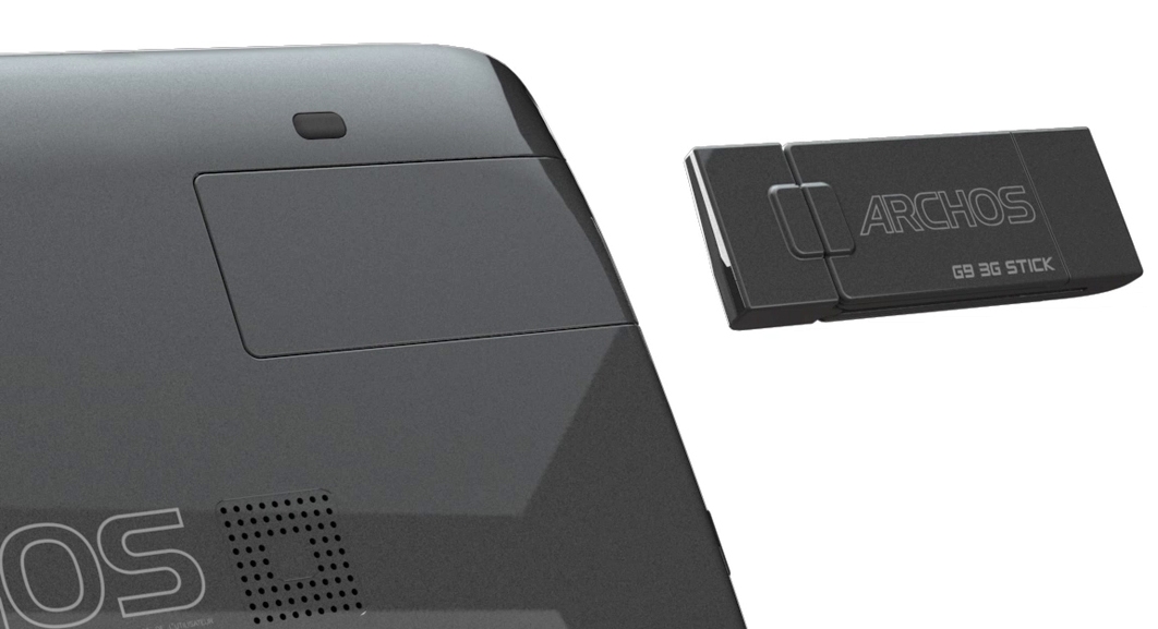 Archos 101 G9 Turbo with USB dongle